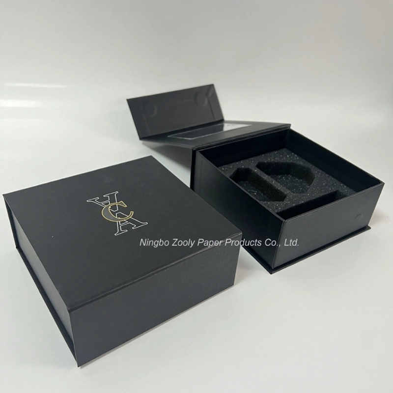 Custom Logo Magnetic Closure Package Box with Foam Insert Paper Packaging Gift Box Cosmetic Package Box Oil Premium Perfume Gift Box