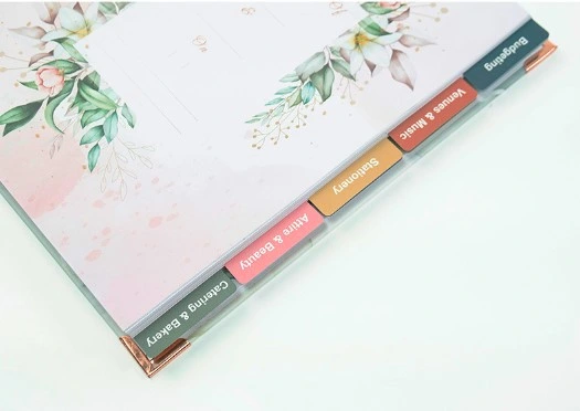 Wholesale Custom Printing Personalized A4 A5 Hardcover Spiral 2022 Yearly Weekly Daily Planners