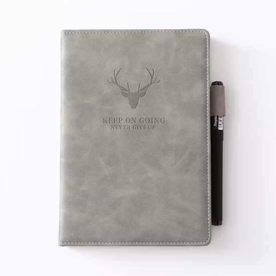 A5 Notebook Diary Hardcover Custom Logo PU Leather Diary 2021